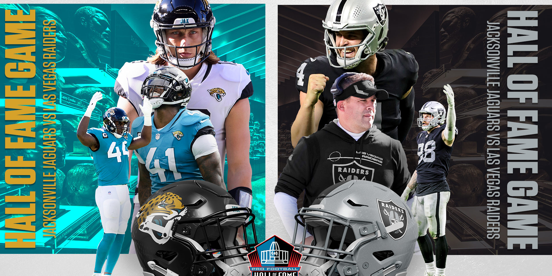 Raiders and Jaguars to Face Off in 2022 Hall of Fame Game