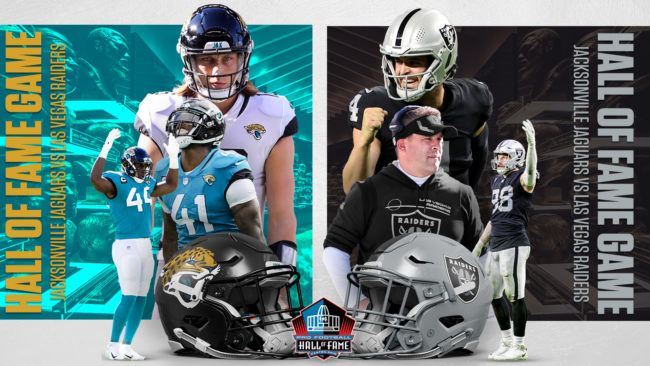 Raiders Jaguars 2022 Hall of Fame Game