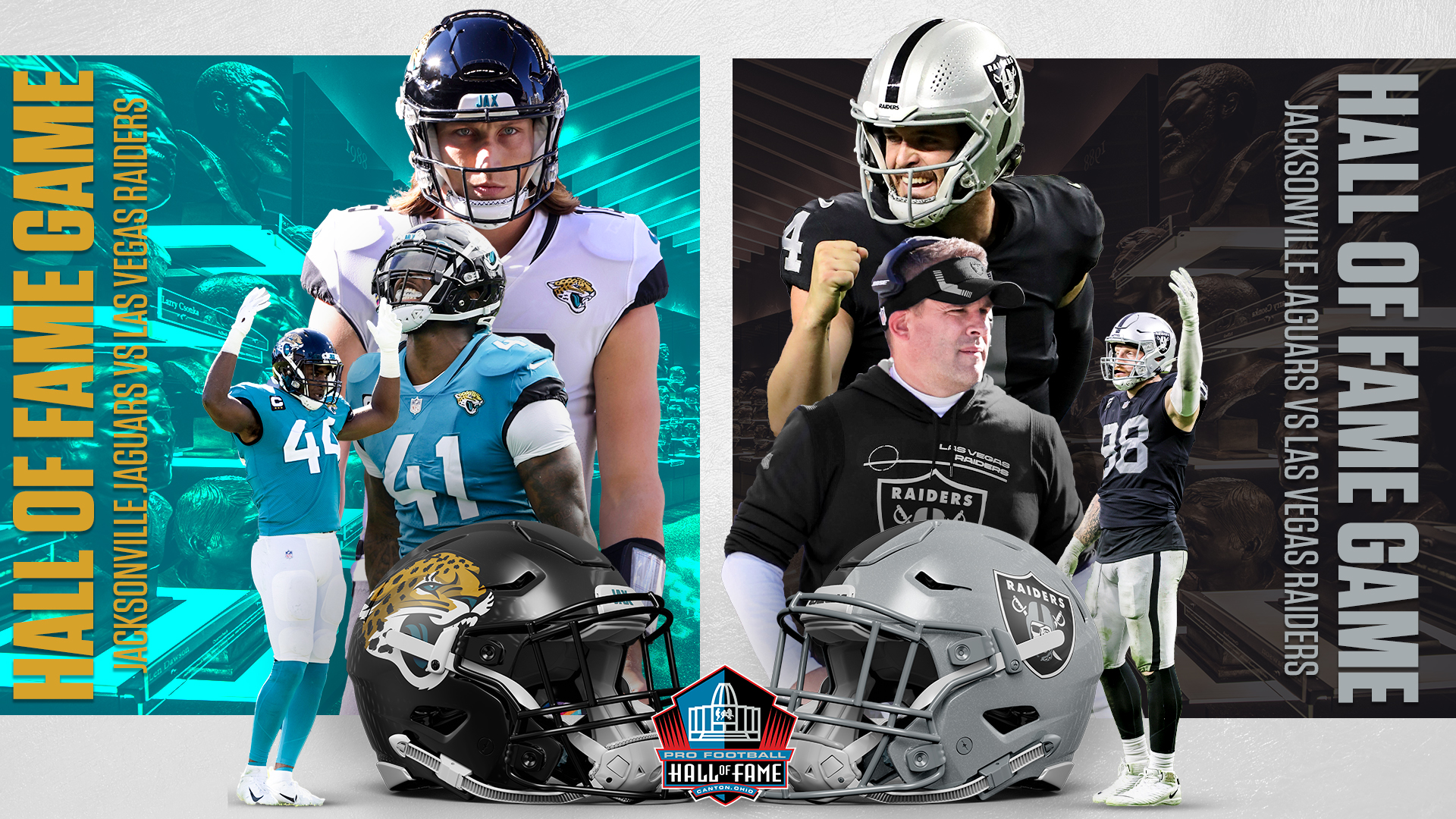 Raiders and Jaguars to Face Off in 2022 Hall of Fame Game